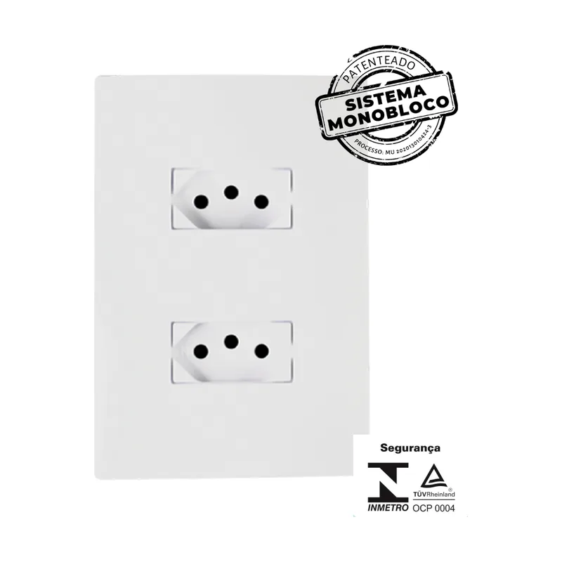 Conjunto 2 Tomadas 20A 250V~ Separadas Monobloco I9