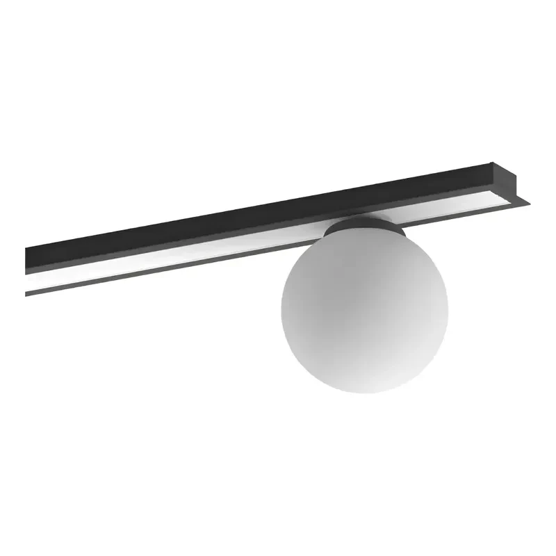 Módulo Spot Globo para Perfil de Alumínio 1XG9 Preto - (430002 01)