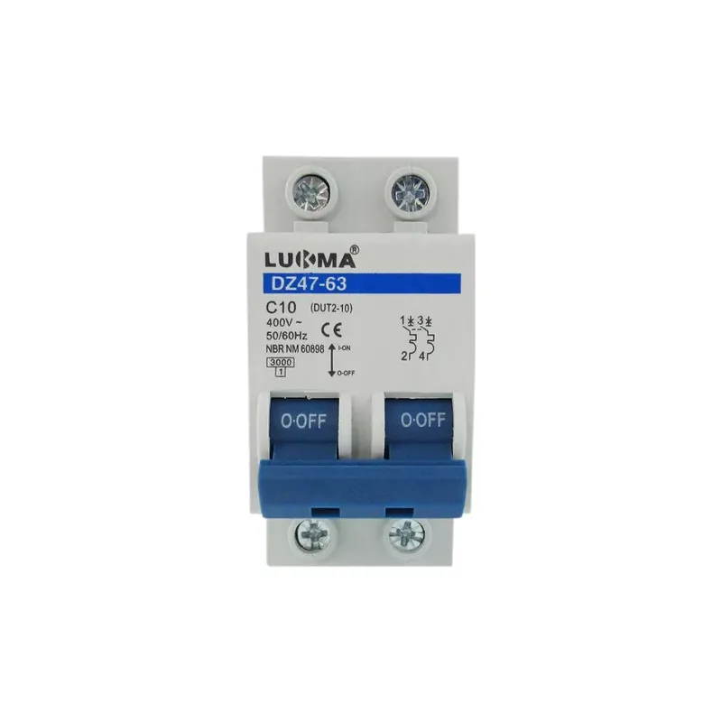 Disjuntor Lukma Bipolar 10A