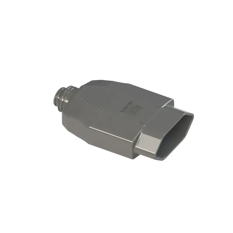 Pino Fêmea 2P + T 10A Cinza Mec-tronic