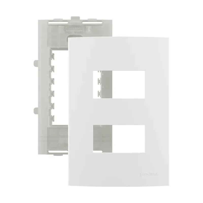 Placa C Suporte 4x2 2 Postos SEP Sleek 16024MARGIRIUS