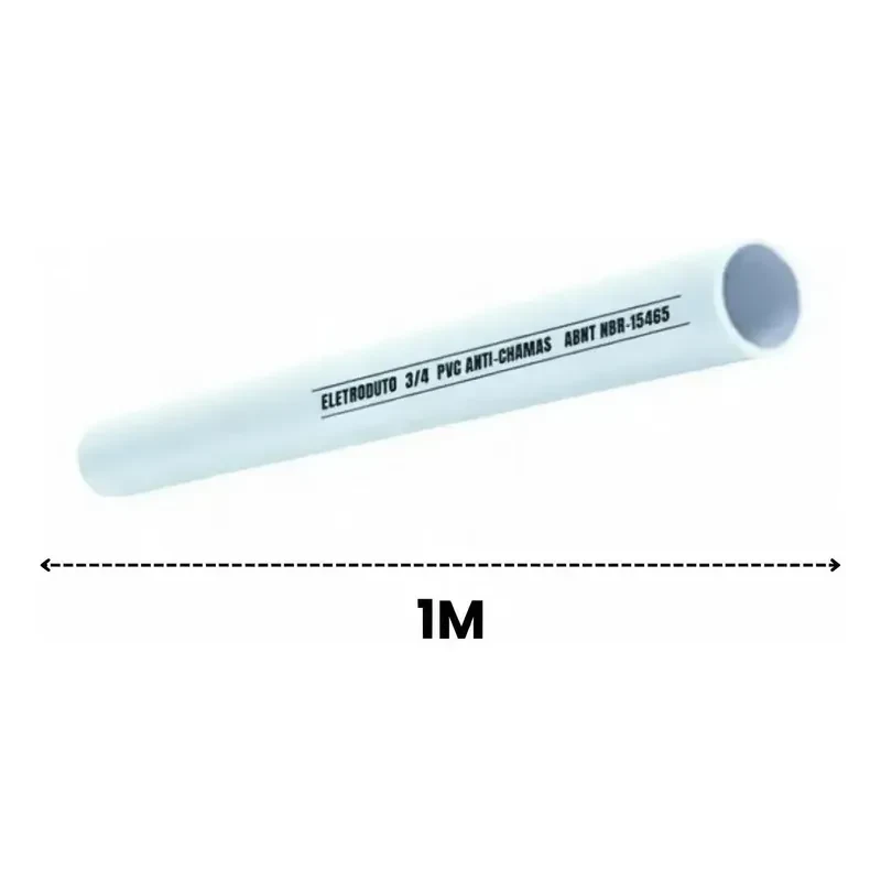 Tubo PVC Resina Bran 25 mm Leve