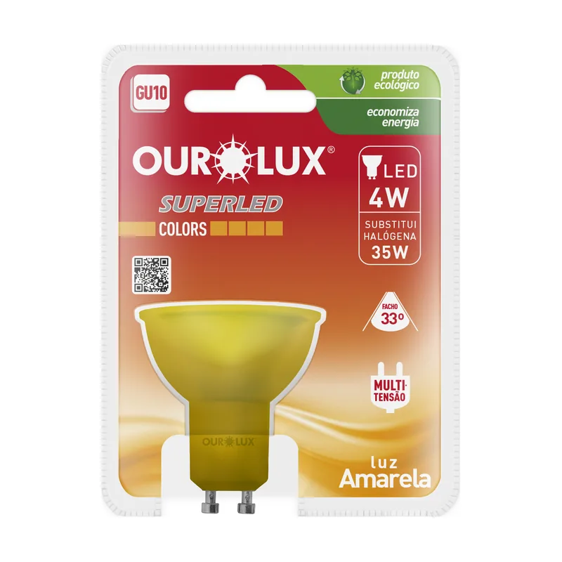 Lâmpada Super LED Ourolux AR70 4W BIV a