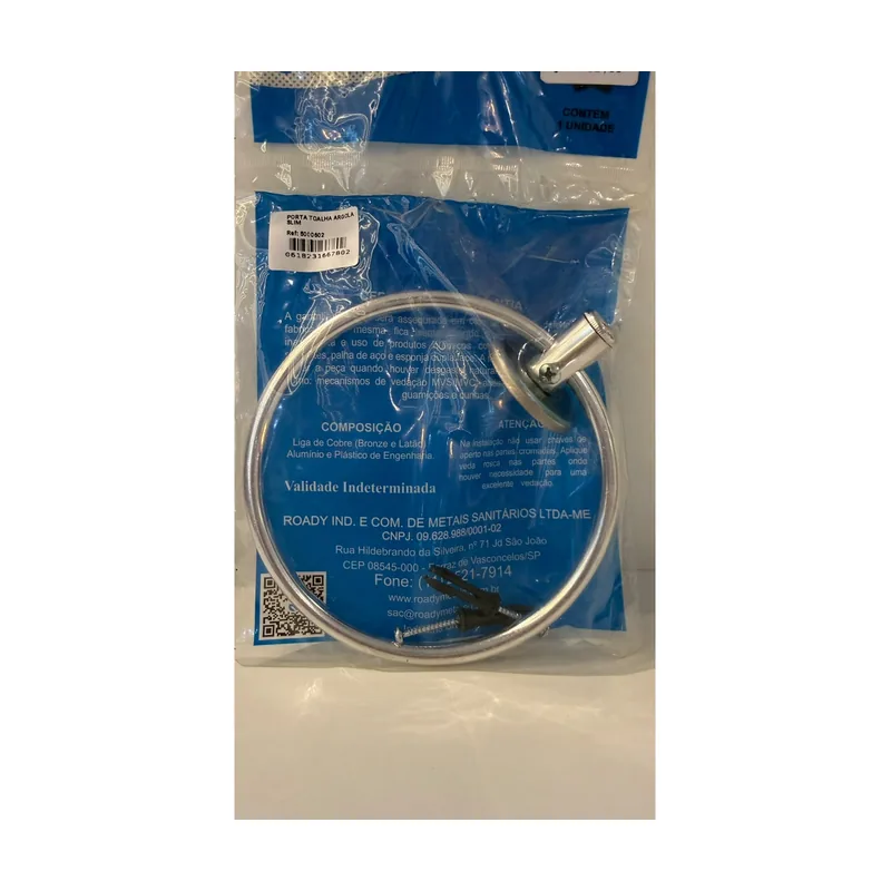 Porta Toalha Argola Roady 5000602