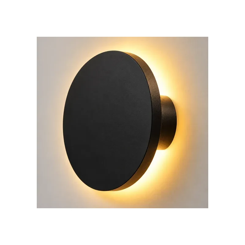 Arandela Eclipse 6W 3000K AR1156 P Preta Mayler