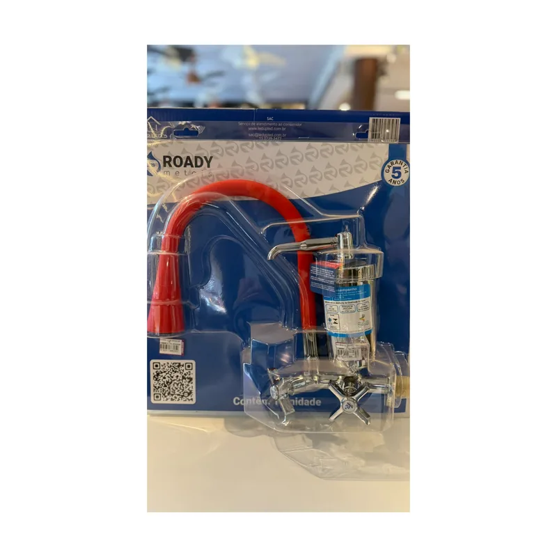 Bica Parede com Filtro Essence Vermelha C-68 1168868 Roady