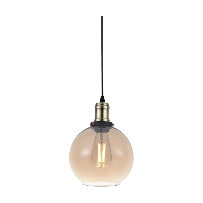 Pendente Soho Ambar Globe 60W 200 mm 60W Blumenau