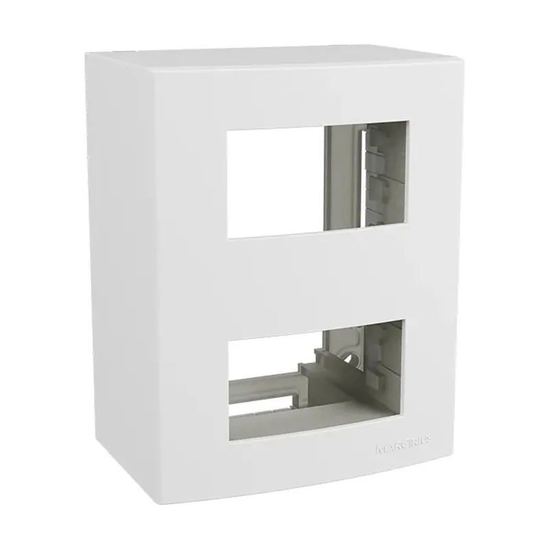Caixa Sist-x 2 Postos SEP com Suporte BR18645 Sleek
