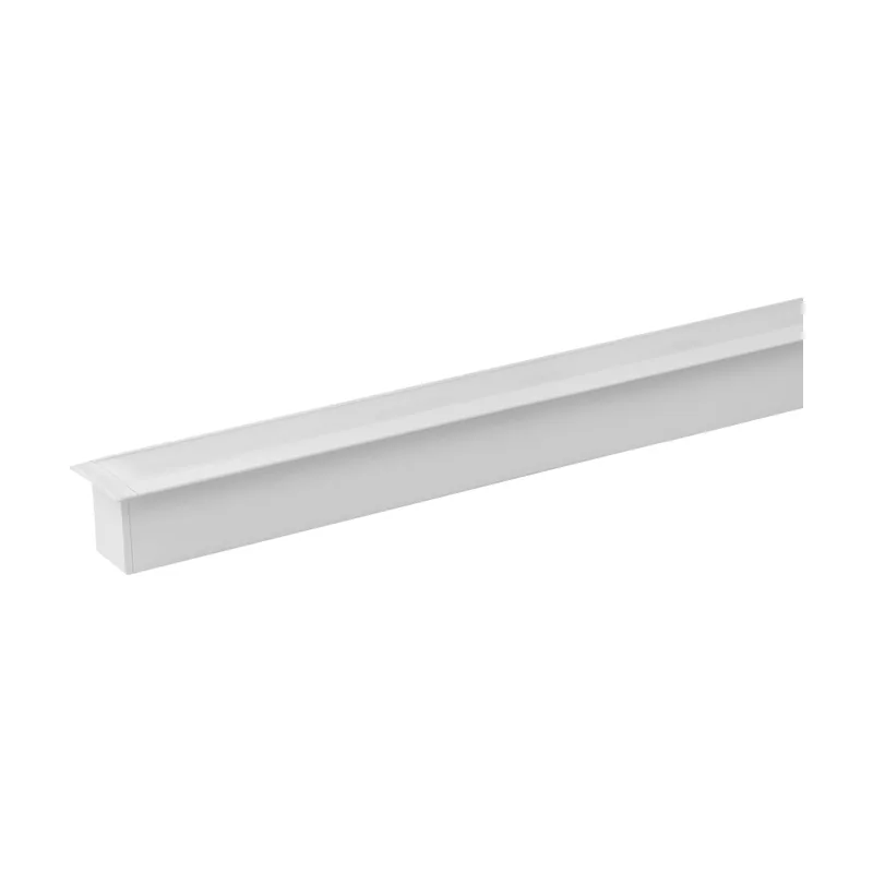 Perfil Embutir Alumínio 36x27 mm 3M com Molas Branco Fosco Blumenau
