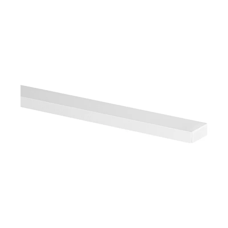 Perfil Sobrepor Alumínio 30x10 mm 3M sem Mola Branco Fosco Blumenau