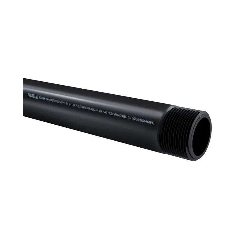 Tubo PVC Preto 1/2 Hidrossol/atopy/inpol