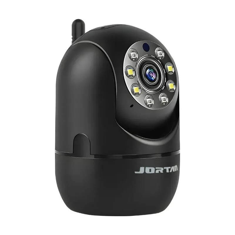 Câmera Smart Jortan Full-color Preta AJ-A06-H