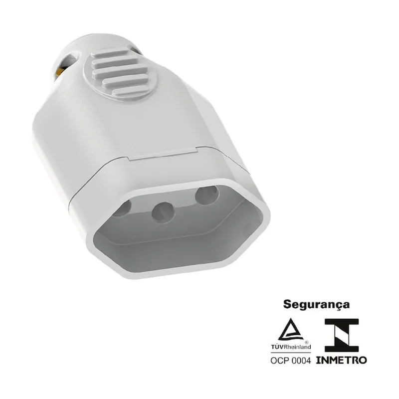 Pino Femea 2P + T 20A 250V Branco Ilumi