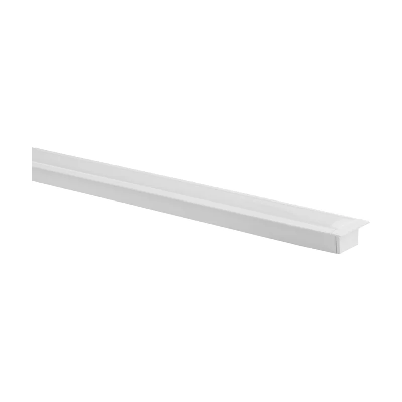 Perfil Embutir Alumínio 36x14 mm 3M com Molas Branco Fosco Blumenau