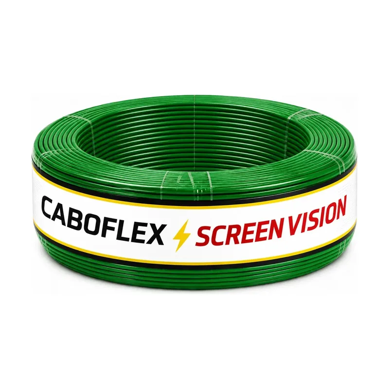 Cabo Flexível ALC 4,00 mm Verde - Caboflex