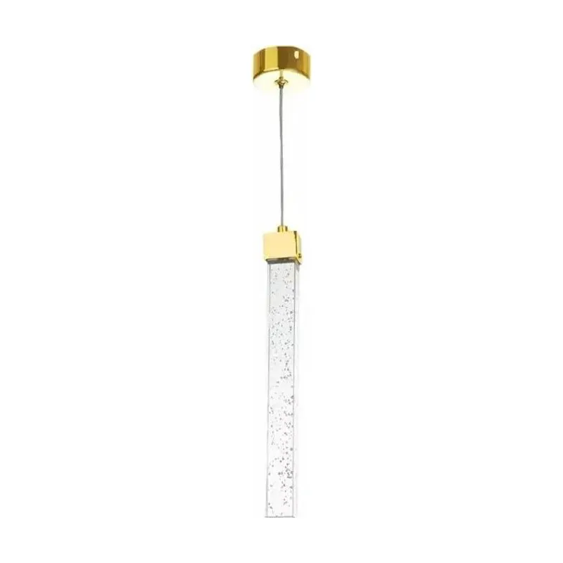 Pendente LED Cristal Retangular