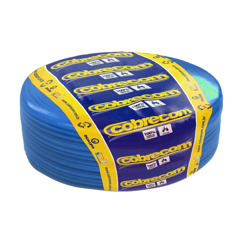 Cabo Flexível Cobrecom 25,00 mm Azul