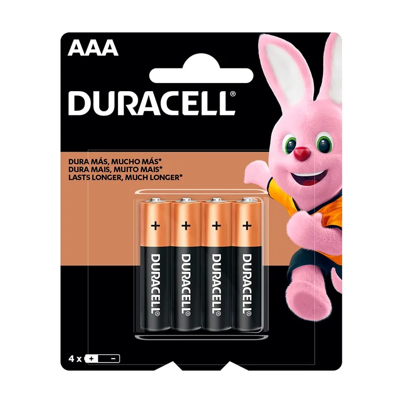 Pilha Duracell Alc.pal.aaa Cart. 4P