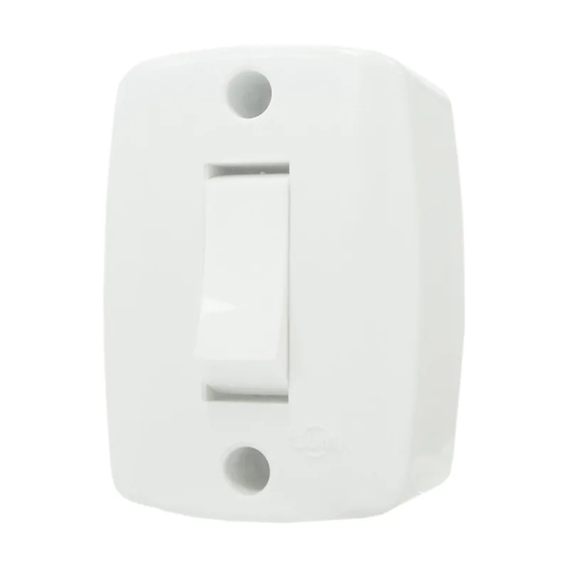 Interruptor Sobrepor Retangular Simp 16553 Ilumi