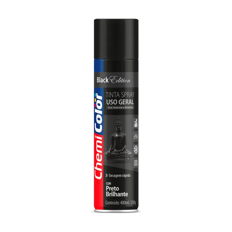 Tinta Chemicolor 400ML U.g. Preto Brilhante Chemicolor