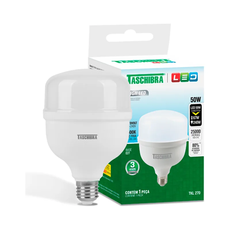 Lâmpada 50W 6500K Taschibra