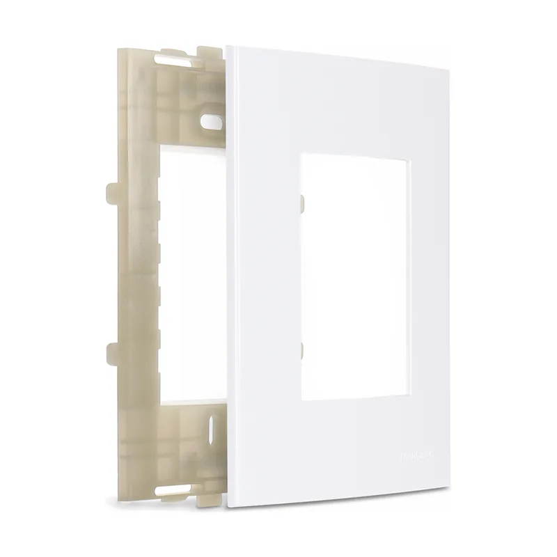 Placa 4x2 C/suporte 3T Horiz Sleek Margirius 16023