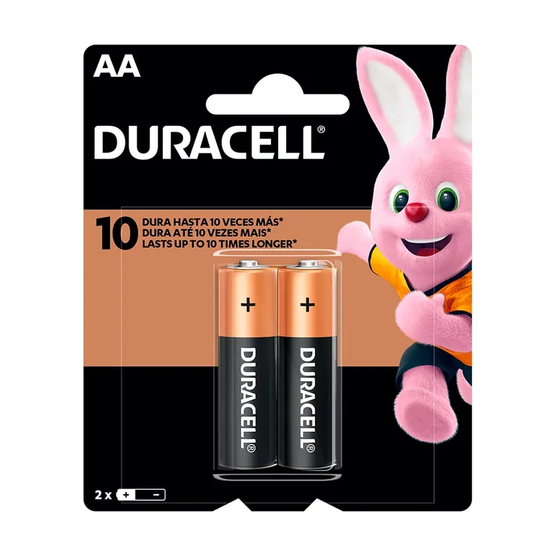 Pilha Alcalina AA C/2 Duracel