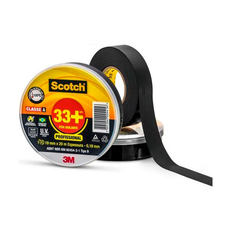 Fita Isolante Scotch 3M 33+ 20MTS