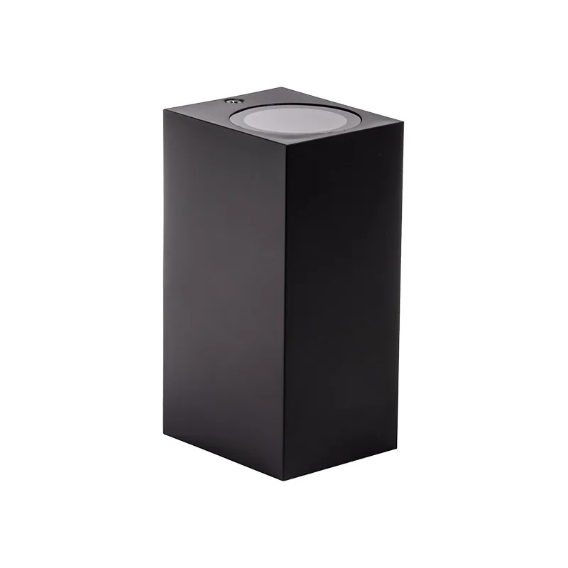 Arandela Auti Quadrada 2 Fachos 150 mm Preta 19580221 Blumenau