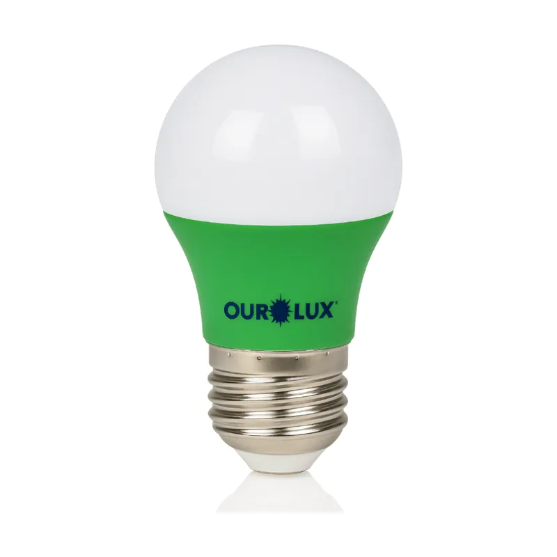 Superled LED Bolinha 3W Verde Ourolux