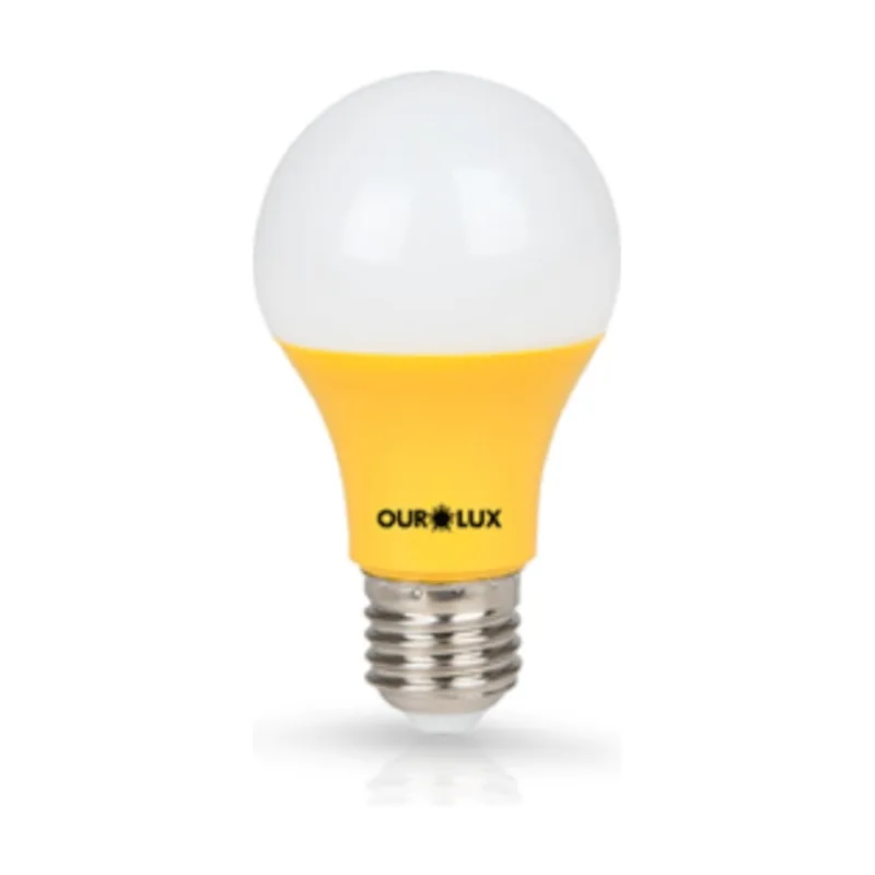 Lâmpada LED Bolinha 3W Amarela Ourolux