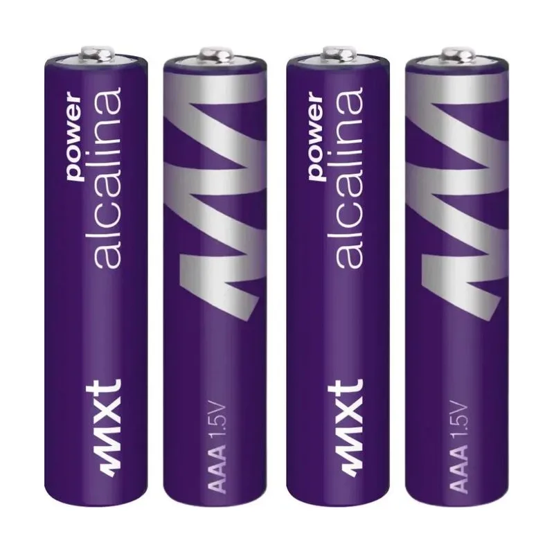 Pilha Alcalina AAA Palito com 4 MXT