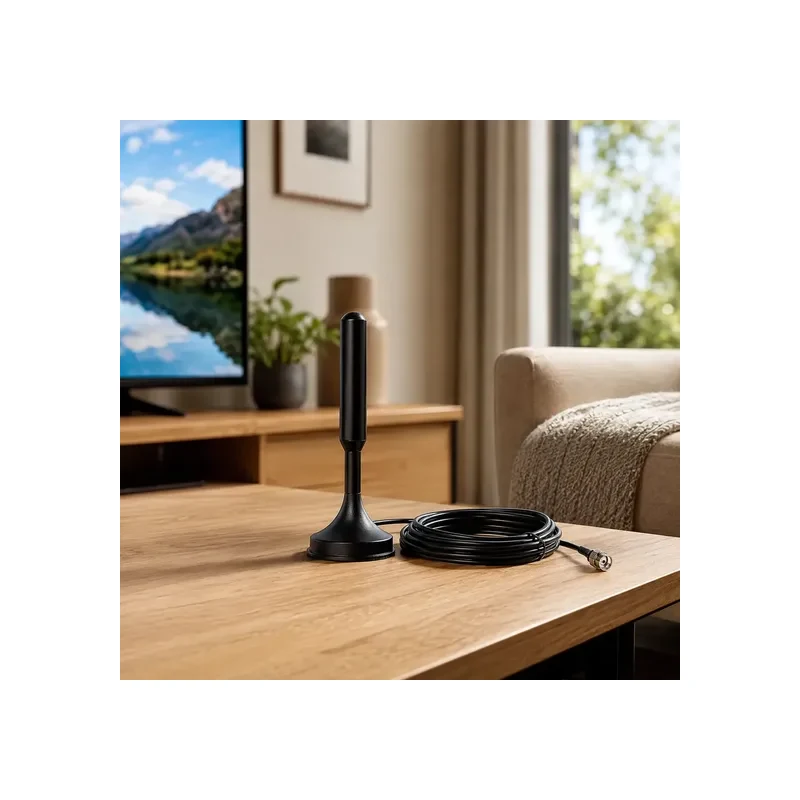 Antena TV Digital AN-I4050A Hdtv / UHF / VHF INT e EXT 5M Exbom