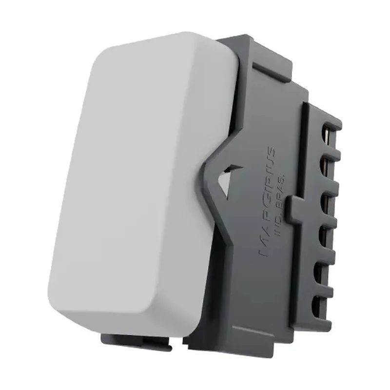Módulo Interruptor Bipolar Paralelo 10A Branco B3 Margirius