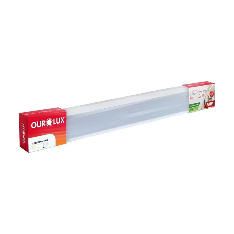 Luminária LED Ourolux Slim 18W