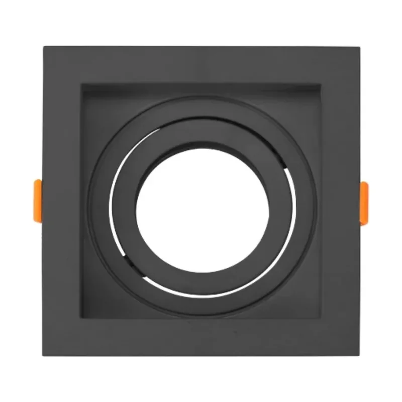 Spot Embutir Opus PAR 20 Preto S/lamp.