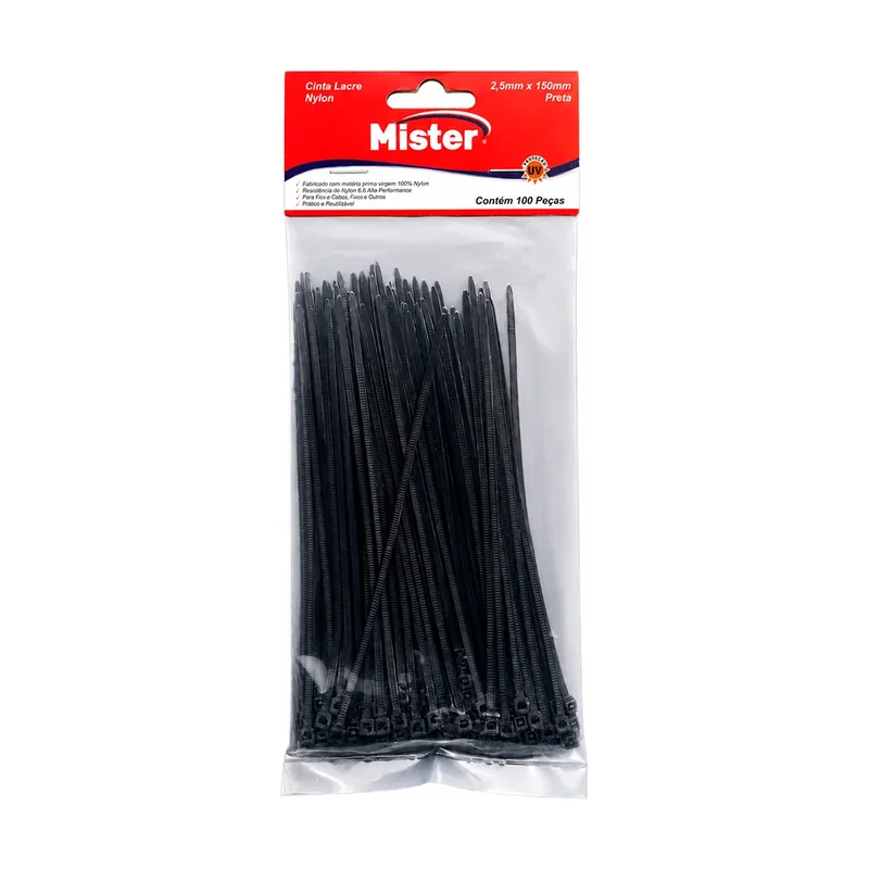 Abraçadeira Nylon PTA 150 mm x 3.6 - Atopy