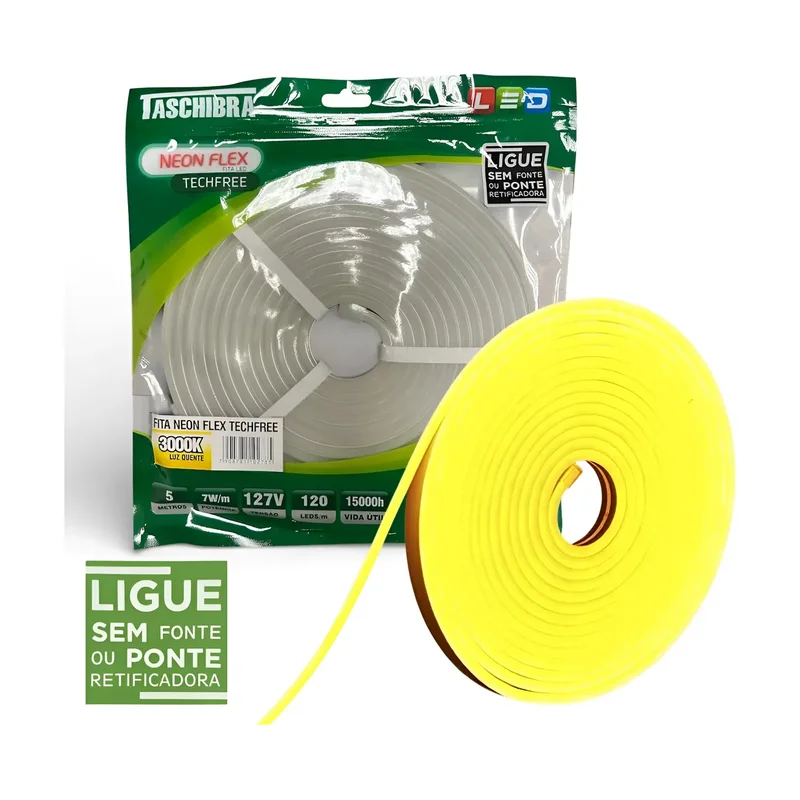 5 Metro de Mangueira Neon Premium 3000K