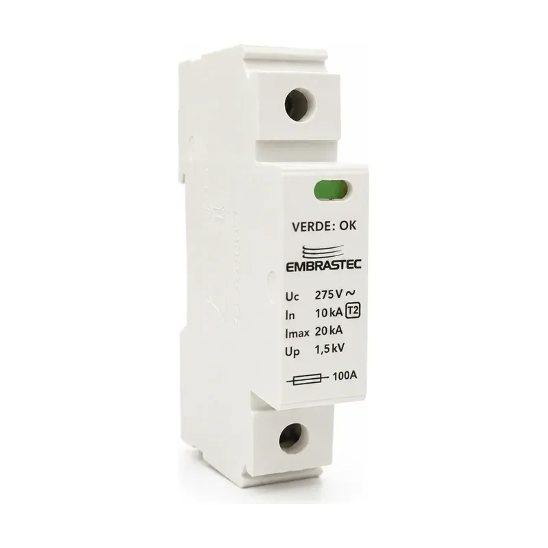 DPS Proteção Surto 20KA Classe II 275V Black Embrastec