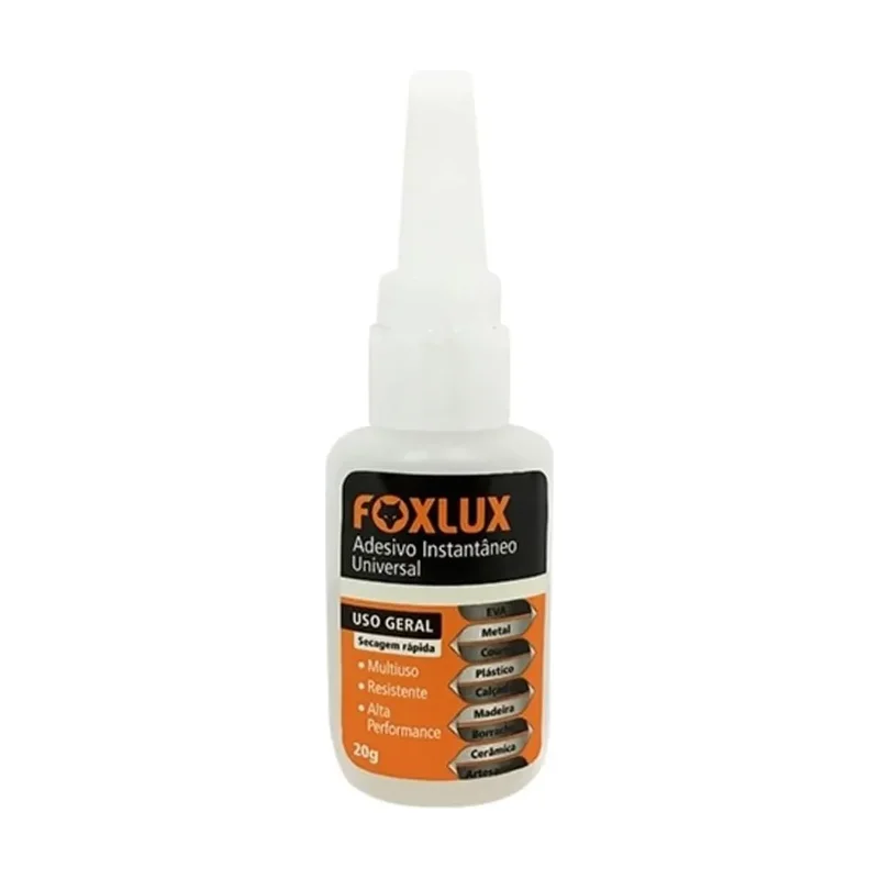 Adesivo Instantaneo Foxlux 20G Universal