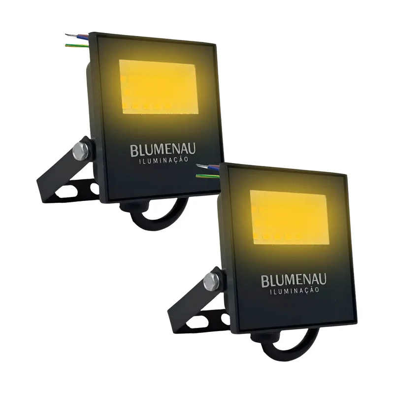 Refletor LED 20W CTB Amarelo