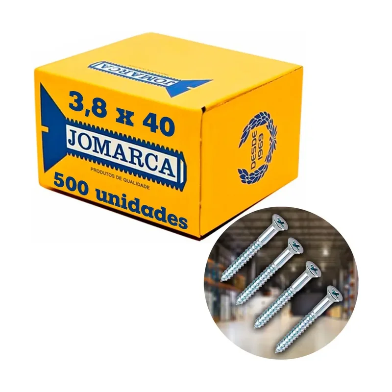 Cartela Parafuso Madeira 38x40 C/B06 ABA PL