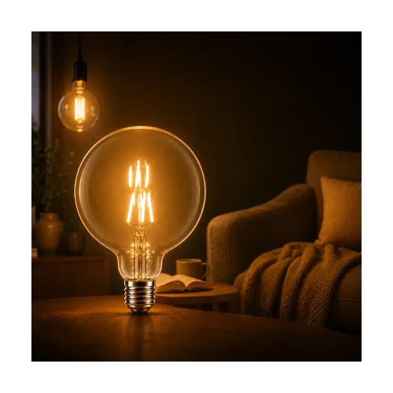 Lâmpada Filamento Retro LED G125 4W