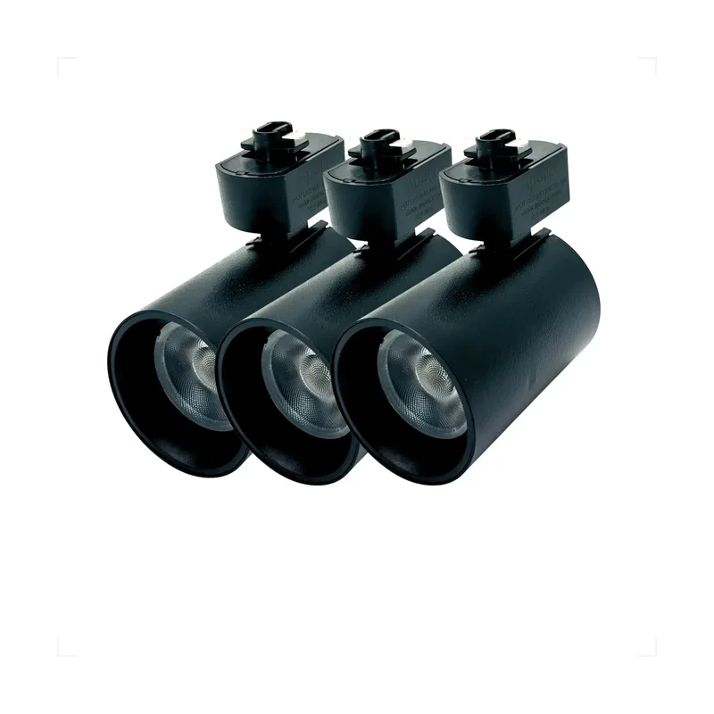 Spot para Trilho Upled Preto 10W 6000K