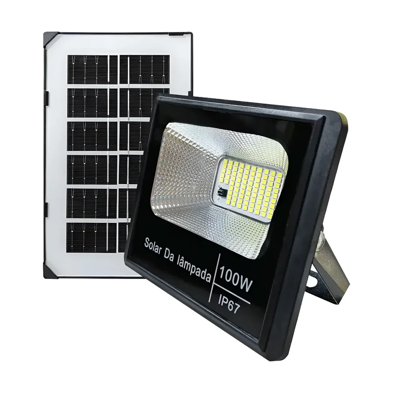 Refletor LED 100W Solar Upled Branco