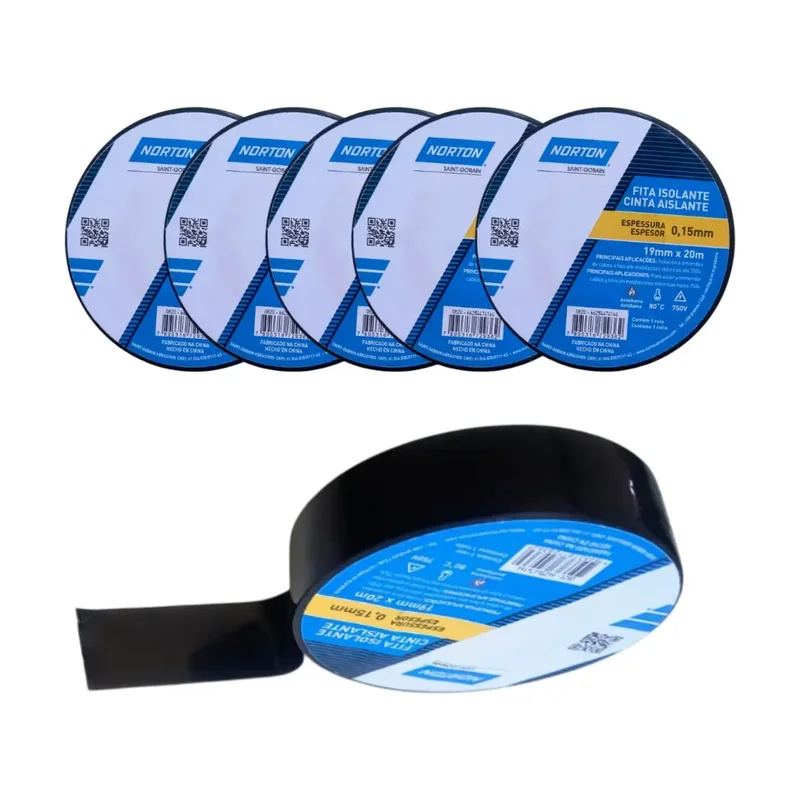 Fita Isolante 20M Preta Black/atopy/foxlux
