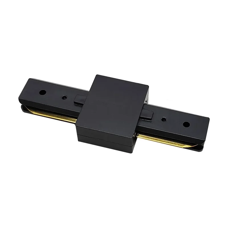 Conector Reto para Trilhos Slim - Preto - (30021101)