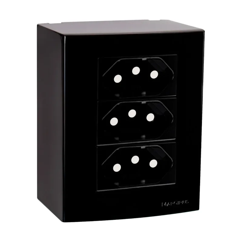 Caixa Sist-x 3 Modul Margirius Ebony 21212