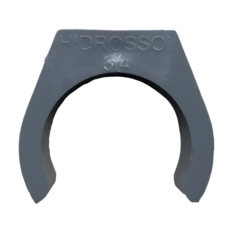 Abraçadeira PVC Cinza 3/4 Hidrossol
