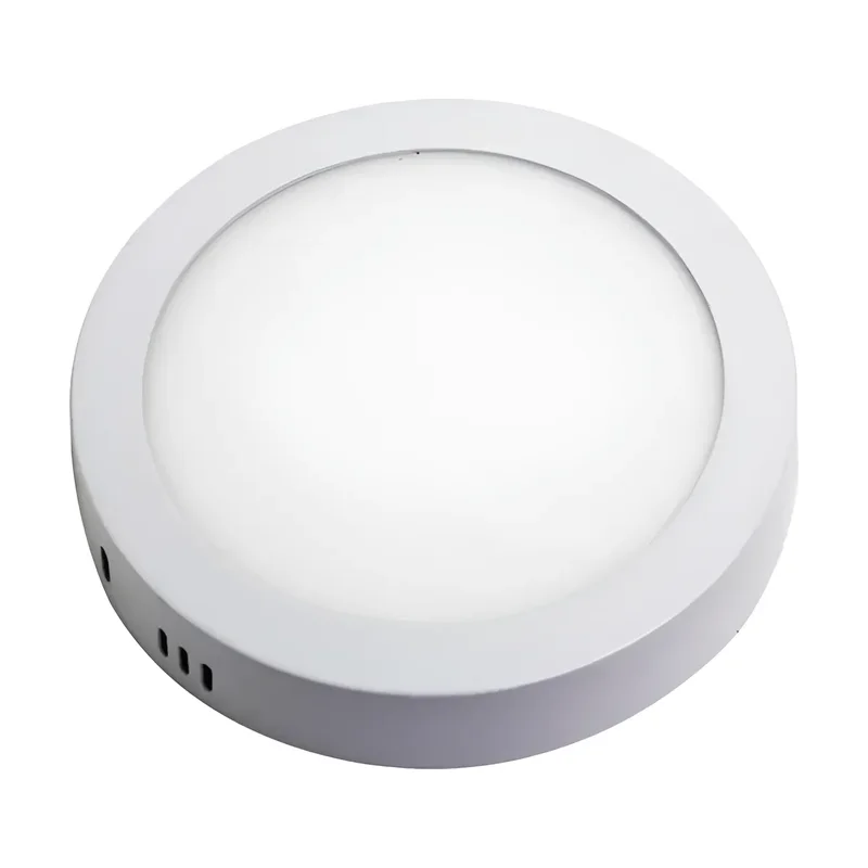 Plafon Sobrepor Redondo Branco 12W LF 3K Galaxy